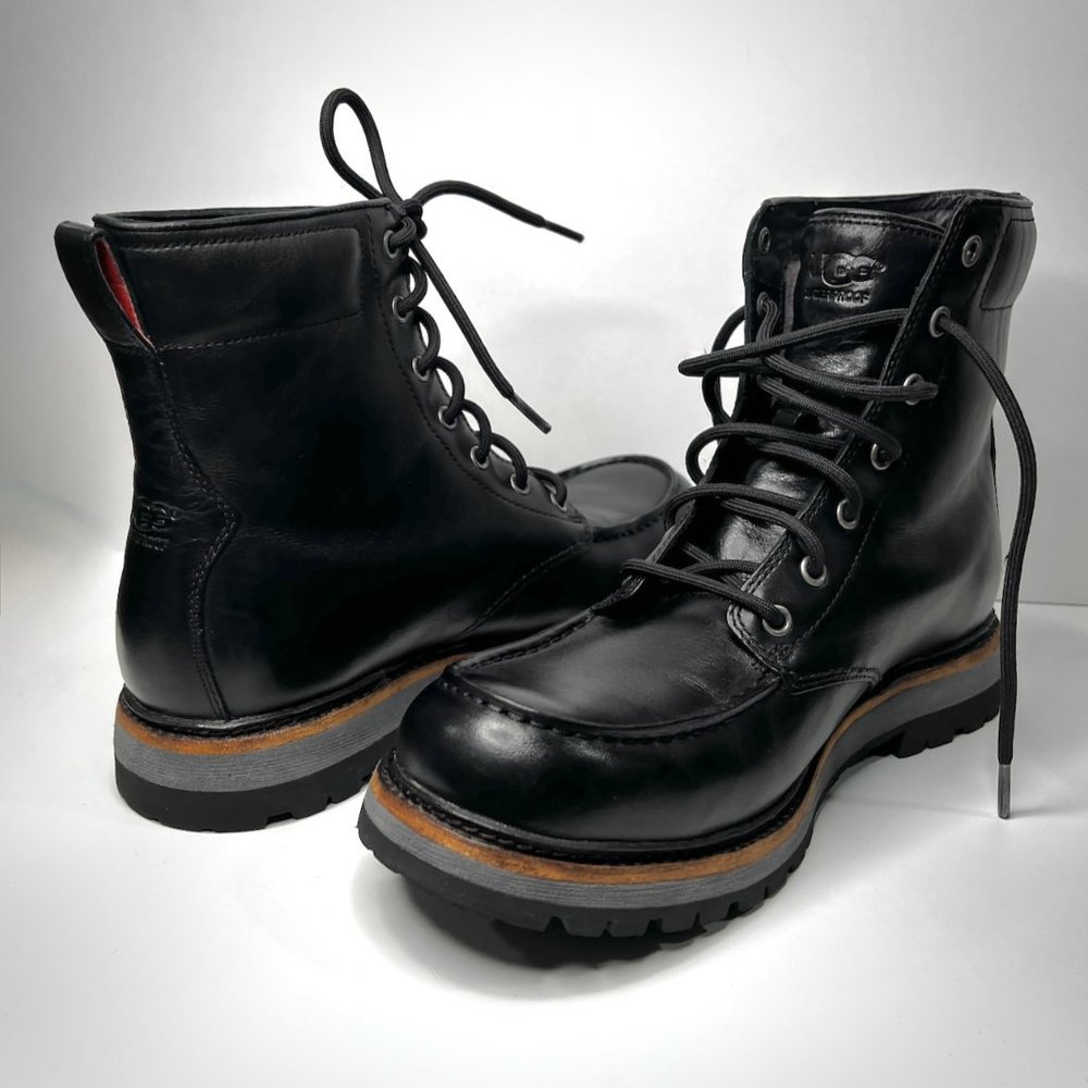 UGG Men's Noxon Boots - Black Lace Up - Size 9.5 USA